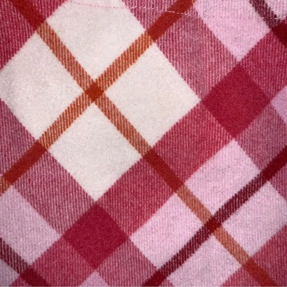 GAP Argyle Plaid pink skirt Girl’s 7 schoolgirl Preppy Academia Wool Spring